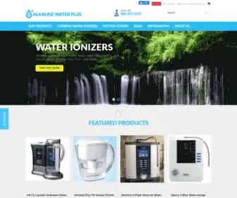 Alkalinewaterplus.com(Water Ionizers and Water Ionizer Comparisons from Alkaline Water Plus Water Ionizers and reviews from Alkaline Water Plus) Screenshot