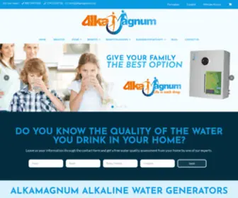 Alkamagnum.com(Vida en cada gota) Screenshot