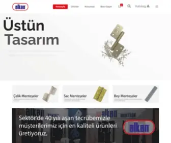 Alkanmetal.com.tr(Alkan Menteşe) Screenshot