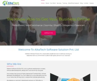 Alkatechsoft.com(Development and Beyond) Screenshot