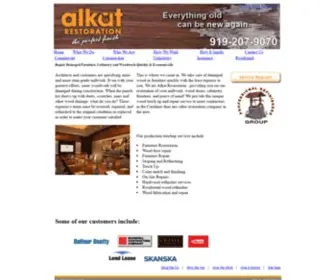 Alkatrestoration.com(Furniture Restoration) Screenshot