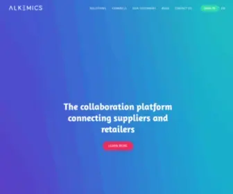 Alkemics.com(Alkemics adapte les outils technologiques les plus modernes aux métiers de la grande consommation) Screenshot