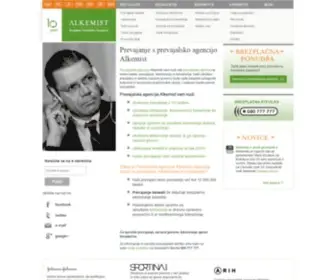 Alkemist.si(Prevajalska agencija Alkemist) Screenshot