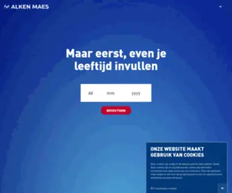 Alken-Maes.be(Bevestig je leeftijd) Screenshot