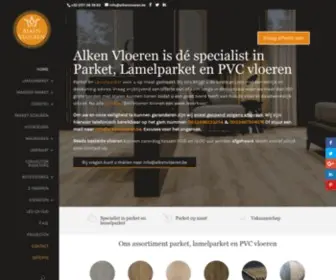 Alkenvloeren.be(Parket) Screenshot