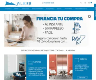 Alker.es(Tienda Online De Cortinas Y Estores Alker) Screenshot