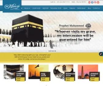 Alkhalidtours.com(Hajj and Umrah Travel 2020) Screenshot