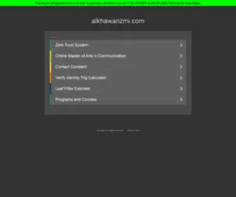 Alkhawarizmi.com(Alkhawarizmi) Screenshot