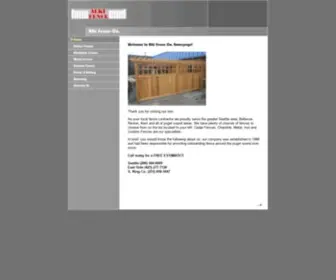 Alkifence.com(Alki Fence Company) Screenshot