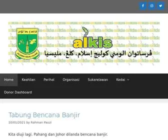 Alkis.org.my(Persatuan Alumni Kolej Islam Klang) Screenshot