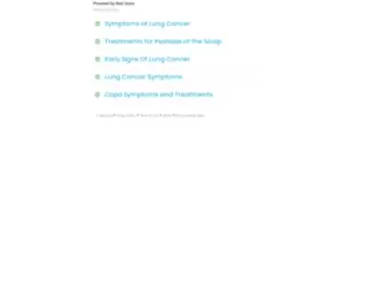 Alklungcancersolutions.info(Early Signs Of Lung Cancer) Screenshot