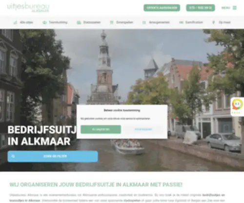 Alkmaarseuitjes.nl(Bedrijfsuitjes in Alkmaar) Screenshot