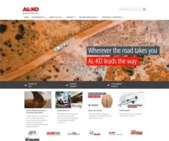 Alko.com.au(Australian Towing Trailer Caravan Parts) Screenshot