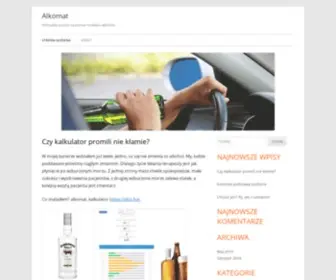 Alkodrive.pl(Alkomaty dla osób prywatnych) Screenshot