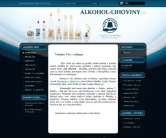 Alkohol-Lihoviny.cz(Alkohol Lihoviny) Screenshot