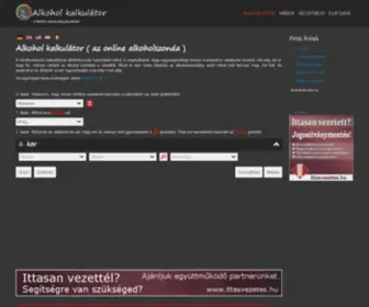 Alkoholkalkulator.hu(Kalkulátor) Screenshot