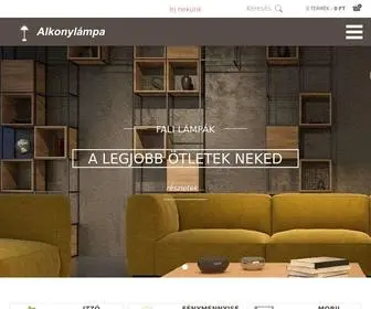 Alkonylampa.hu(Online lámpa webáruház) Screenshot