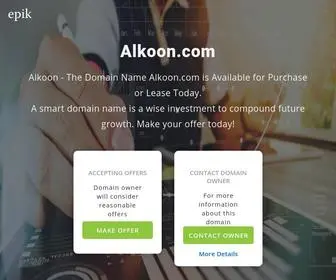 Alkoon.com(The rare domain name) Screenshot