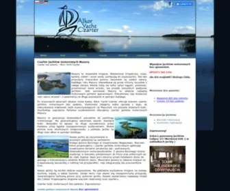 Alkor-Yachtczarter.pl(Czarter jachtów motorowych mazury) Screenshot