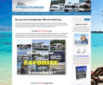 ALL-About-Houseboats.com(All About Houseboats has daily Tips) Screenshot