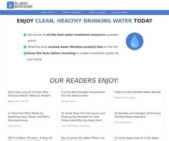 ALL-About-Water-Filters.com(ALL About Water Filters) Screenshot