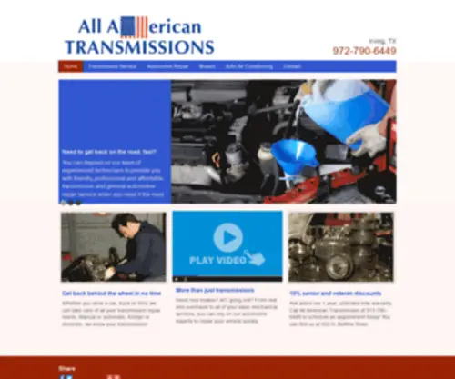 ALL-Americantransmission.com(All American Transmissions) Screenshot