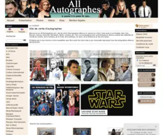 ALL-Autographes.com(All Autographes) Screenshot
