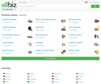 ALL-Biz.info(All products and services of the world on Allbiz) Screenshot