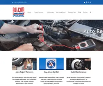 ALL-Car.com(Auto Repair Center in San Gabriel) Screenshot