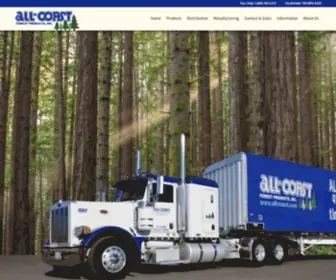 ALL-Coast.com(All-Coast Forest Products) Screenshot