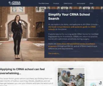 ALL-Crna-Schools.com(All CRNA Schools) Screenshot