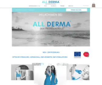 ALL-Derma.com(ALL DERMA) Screenshot