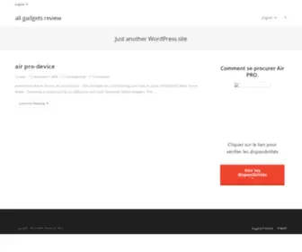 ALL-Gadgets-Reviews.com(Just another WordPress site) Screenshot