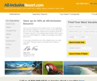 ALL-Inclusiveresort.com(All Inclusive Resorts) Screenshot