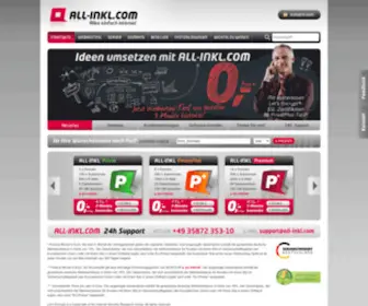 ALL-Inkl.com(Domains, Webspace, Domain Webhosting, Server-Hosting Provider ALL-INKL) Screenshot