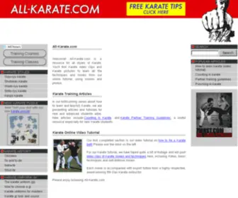 ALL-Karate.com(Forsale Lander) Screenshot