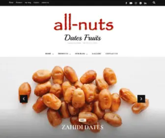 ALL-Nuts.biz(Dates Fruits التمر & Saffron الزعفران) Screenshot