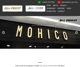 ALL-Print.com.my(Box Up Lettering Signage Selangor) Screenshot