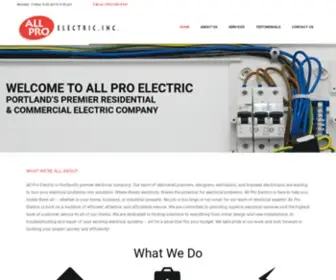 ALL-Pro-Electric.com(All Pro Electric) Screenshot