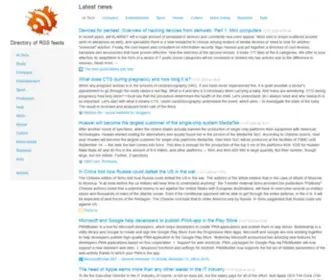 ALL-RSS.com(Directory of RSS channels) Screenshot