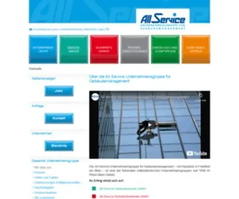 ALL-Service.de(All Service Unternehmensgruppe für Gebäudemanagement) Screenshot
