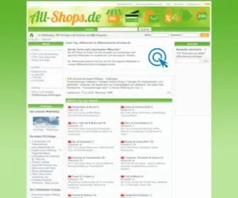 ALL-Shops.de(Webverzeichnis & Webkatalog) Screenshot