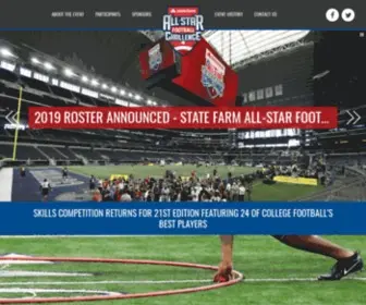 ALL-Starfootballchallenge.com(All-Star Football Challenge) Screenshot