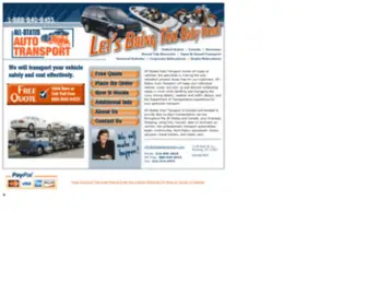 ALL-Statesautotransport.com(All-States Auto Transport) Screenshot