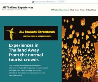 ALL-Thailand-EXP.com(Thailand Eco Culture Friendly Tours) Screenshot