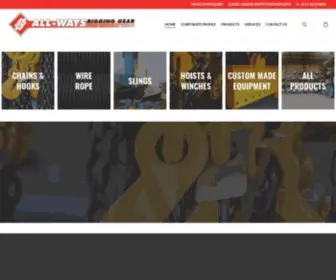 ALL-Ways.com.au(Lifting and Rigging Equipment) Screenshot