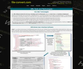 ALL-XML.com(File Conversion Software and Services) Screenshot