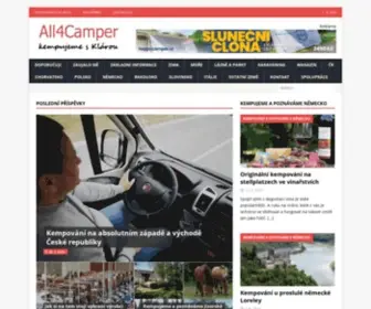 ALL4Camper.com(Kempujeme s Klárou) Screenshot