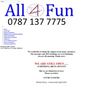 ALL4Fun.org(All 4 fun) Screenshot