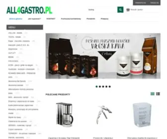 ALL4Gastro.pl(Sklep z wyposażeniem dla gastronomii) Screenshot